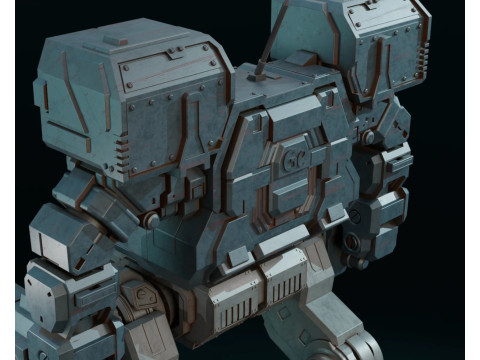 MWO Timberwolf Ready To Print Modello di stampa 3D