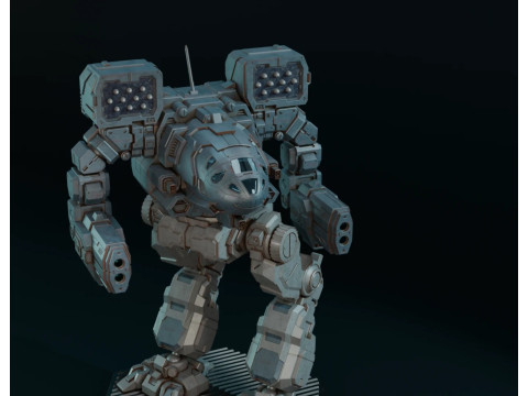 MWO Timberwolf Ready To Print Modello di stampa 3D