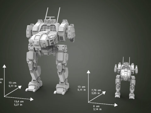 Mech Jenner Ready To Print Modello di stampa 3D