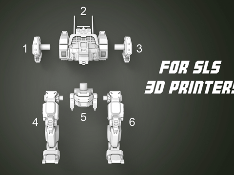 Mech Jenner Ready To Print Modello di stampa 3D