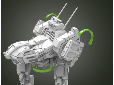 Mech Jenner Ready To Print Modello di stampa 3D