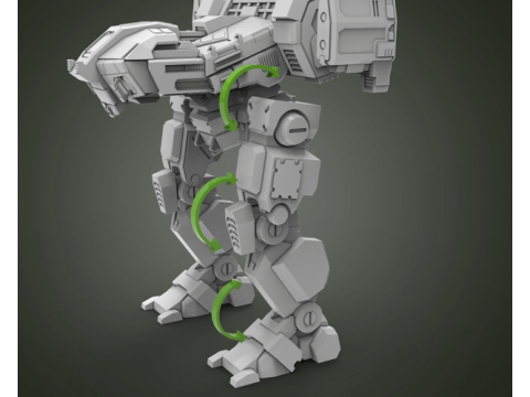 Mech Jenner Ready To Print Modello di stampa 3D
