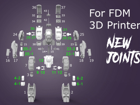 MWO Archer Ready To Print 3D Print Model