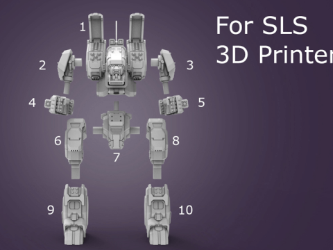 MWO Archer Ready To Print 3D Print Model