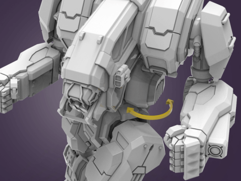 MWO Archer Ready To Print 3D Print Model