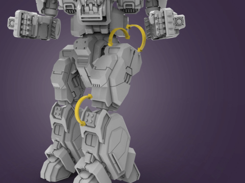 MWO Archer Ready To Print 3D Print Model
