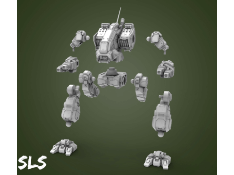 MWO Mad Dog Ready To Print 3D Принт Модель