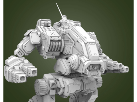 MWO Mad Dog Ready To Print 3D Принт Модель