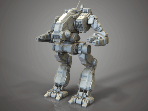 MWO Mad Dog Ready To Print 3D Принт Модель