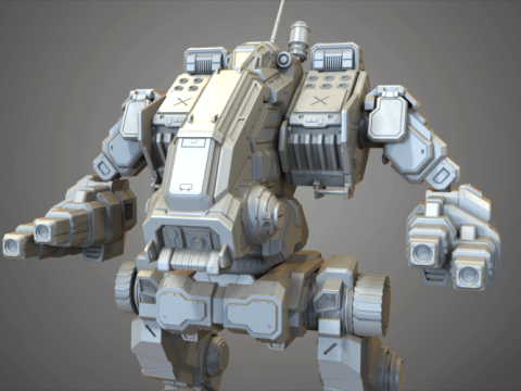 MWO Mad Dog Ready To Print 3D Принт Модель