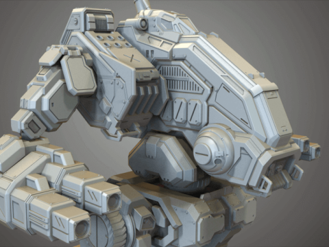 MWO Mad Dog Ready To Print 3D Принт Модель