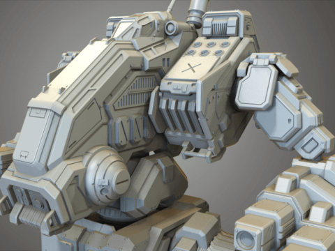 MWO Mad Dog Ready To Print 3D Принт Модель