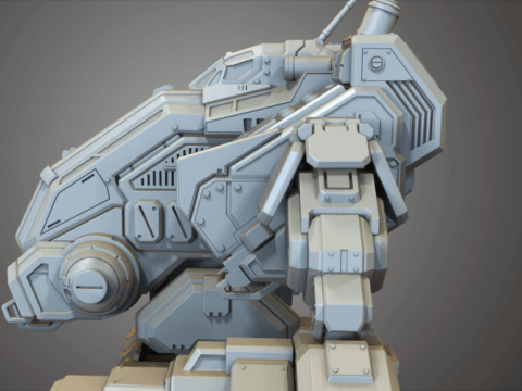 MWO Mad Dog Ready To Print 3D Принт Модель