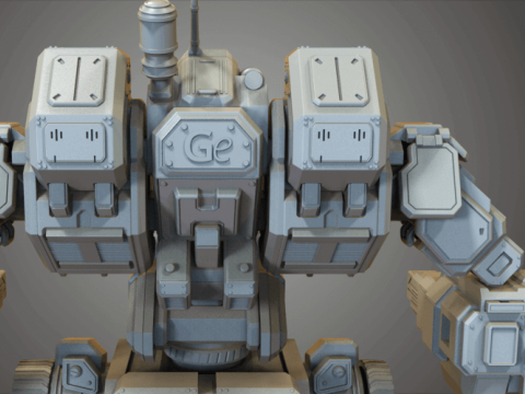 MWO Mad Dog Ready To Print 3D Принт Модель
