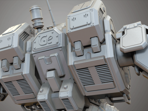MWO Mad Dog Ready To Print 3D Принт Модель