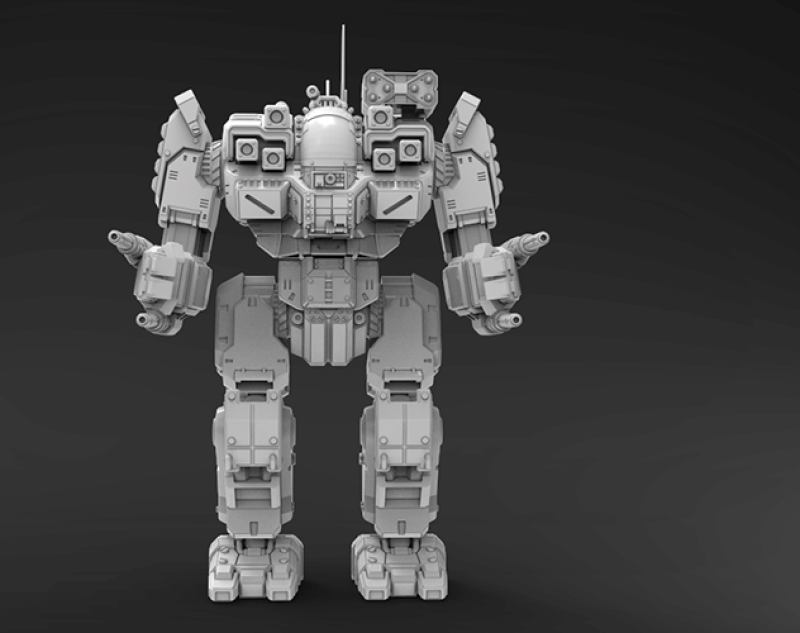 MWO Battlemaster Ready To Print 3D-Druckmodell .c4d .max .obj .3ds .fbx .stl .blend