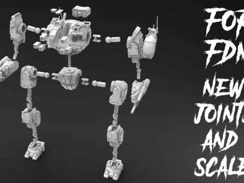 MWO Battlemaster Ready To Print 3D-Druckmodell