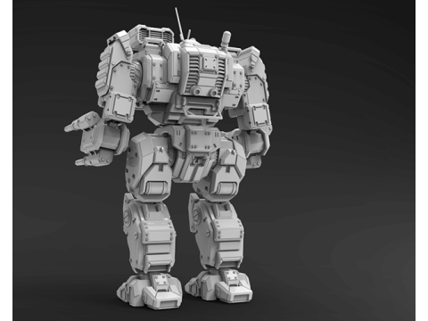 MWO Battlemaster Ready To Print 3D-Druckmodell