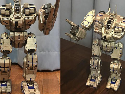 MWO Battlemaster Ready To Print 3D-Druckmodell