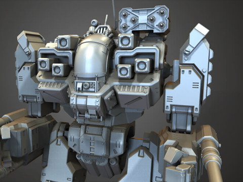 MWO Battlemaster Ready To Print 3D-Druckmodell