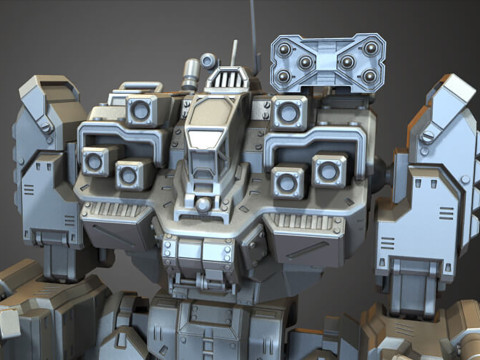 MWO Battlemaster Ready To Print 3D-Druckmodell