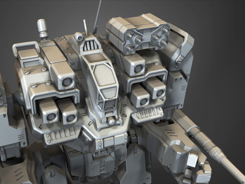 MWO Battlemaster Ready To Print 3D-Druckmodell