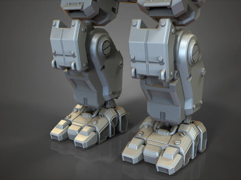 MWO Battlemaster Ready To Print 3D-Druckmodell