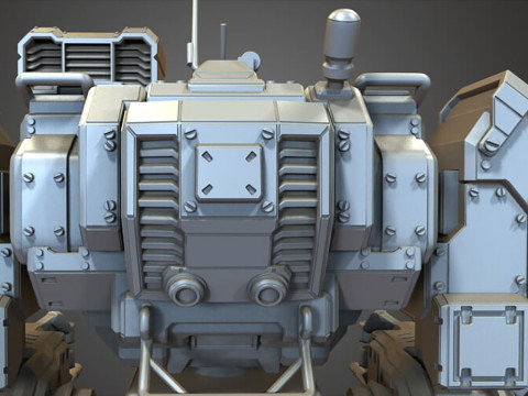MWO Battlemaster Ready To Print 3D-Druckmodell