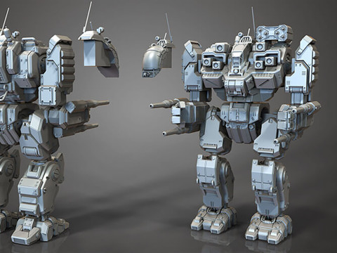 MWO Battlemaster Ready To Print 3D-Druckmodell