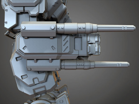 MWO Battlemaster Ready To Print 3D-Druckmodell