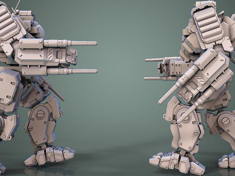 MWO Battlemaster Ready To Print 3D-Druckmodell