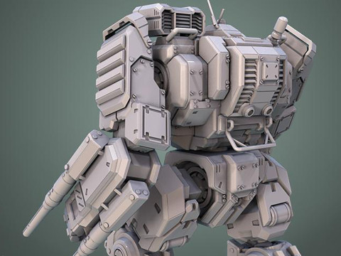 MWO Battlemaster Ready To Print 3D-Druckmodell
