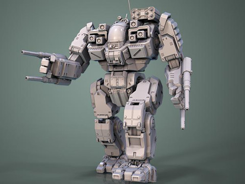MWO Battlemaster Ready To Print 3D-Druckmodell