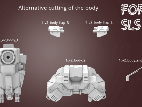 MWO BattleTech Marauder Ready To Print 3D Print Model
