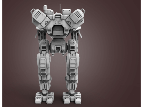 MWO BattleTech Marauder Ready To Print 3D Print Model