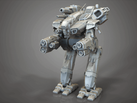 MWO BattleTech Marauder Ready To Print 3D Print Model