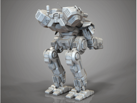 MWO BattleTech Marauder Ready To Print 3D Print Model