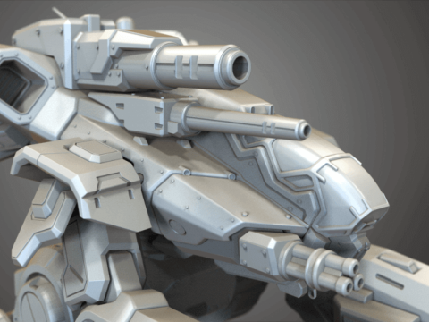 MWO BattleTech Marauder Ready To Print 3D Print Model