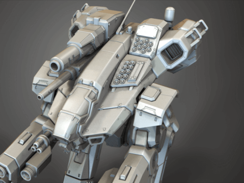 MWO BattleTech Marauder Ready To Print 3D Print Model
