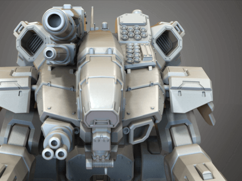MWO BattleTech Marauder Ready To Print 3D Print Model