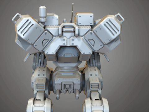 MWO BattleTech Marauder Ready To Print 3D Print Model