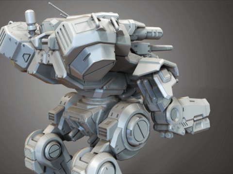 MWO BattleTech Marauder Ready To Print 3D Print Model