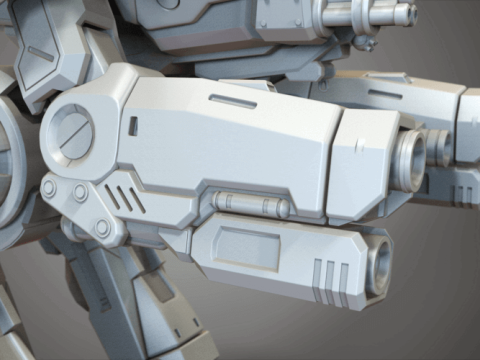MWO BattleTech Marauder Ready To Print 3D Print Model
