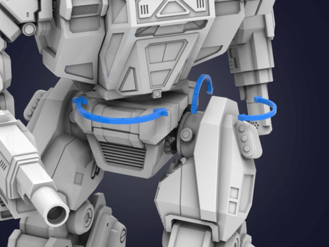MWO Thor Summoner Ready To Print Model Cetak 3D