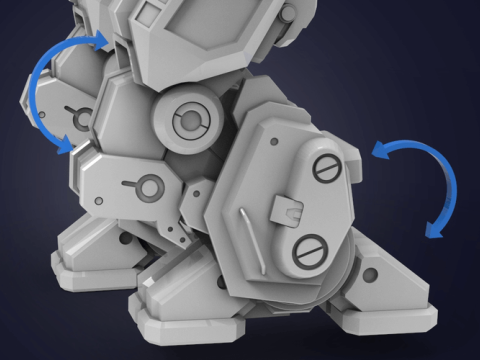 MWO Thor Summoner Ready To Print Model Cetak 3D