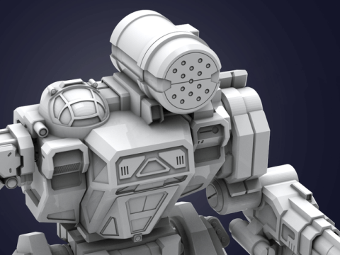 MWO Thor Summoner Ready To Print Model Cetak 3D