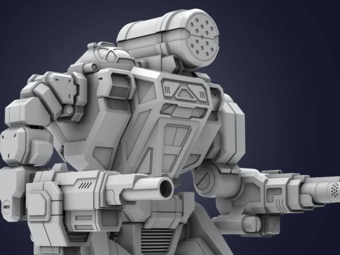 MWO Thor Summoner Ready To Print Model Cetak 3D