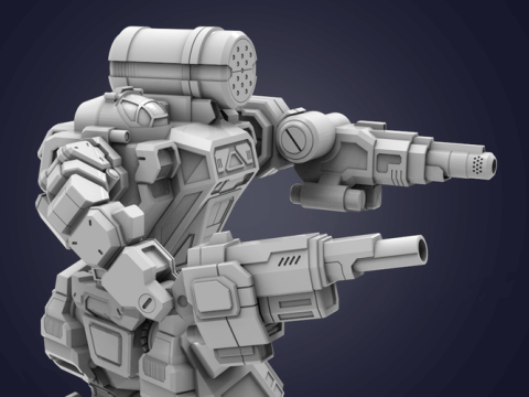 MWO Thor Summoner Ready To Print Model Cetak 3D
