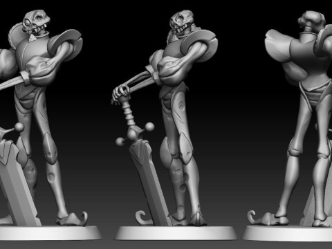 Medievil Fanart Statue Ready To Prin 3D Принт Модель