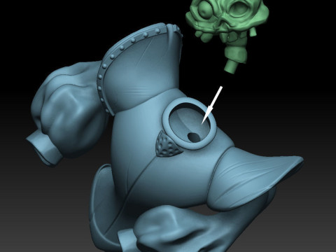 Medievil Fanart Statue Ready To Prin 3D 打印模型